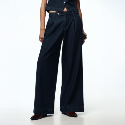 Zara Z1975 WIDE-LEG MID-WAIST JEANS