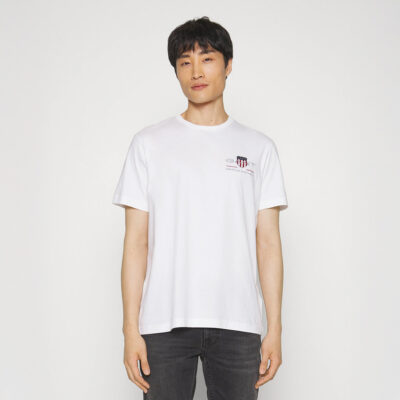 GANT – Regular Fit with small retro logo T-Shirt