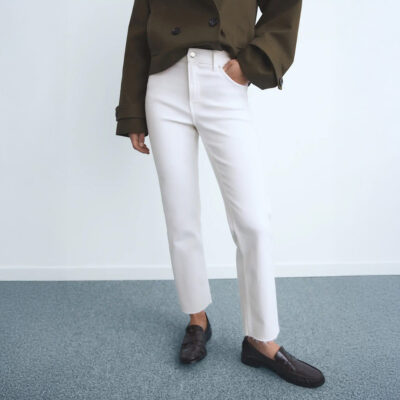 Mango SIENNA FLARE CROP JEANS