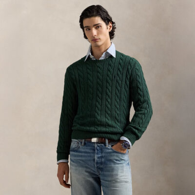 Ralph Lauren Cable-Knit Cotton Sweater