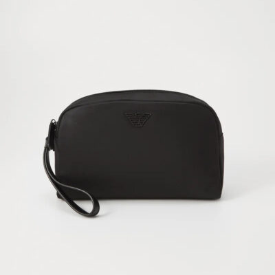 EMPORIO ARMANI ASV recycled nylon washbag