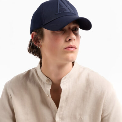 Armani Exchange Visor cap with logo