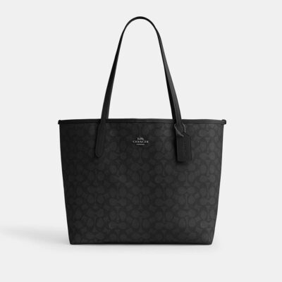 Coach City Tote Bag In Signature Canvas