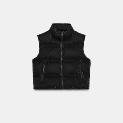 Zara RUBBERISED PUFFER GILET