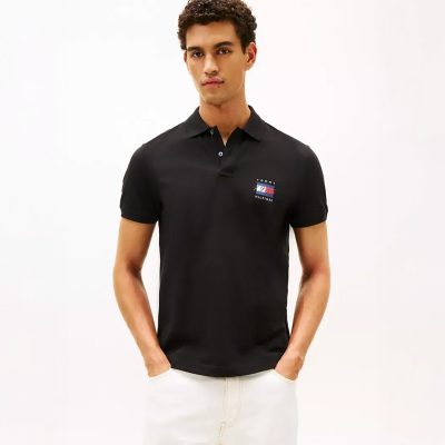 Tommy hilfiger Regular Fit 1985 Flag Graphic Pique Polo
