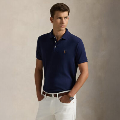Ralph Lauren Custom Slim Fit Soft Cotton Polo Shirt