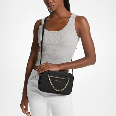 MICHAEL KORS Jet Set Large Saffiano Leather Crossbody Bag