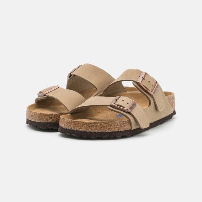 Birkenstock Arizona Sandals - brown/beige