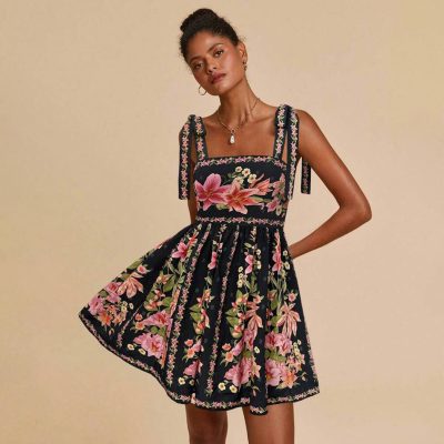 Shein Travachic Women's Floral Print Summer Dress