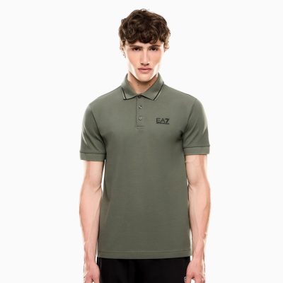 Emporio armani Core Identity Polo Shirt in Stretch Cotton Pique