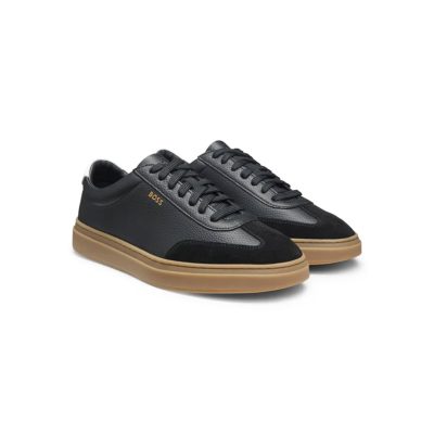Boss kieran Grained-leather sneaker