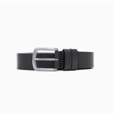 Armani exchange leather belt