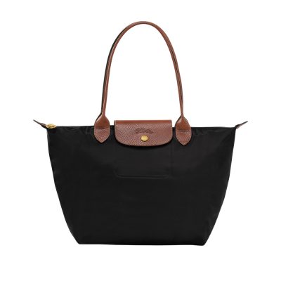 LONGCHAMP SHOULDER BAG M LE PLIAGE BLACK