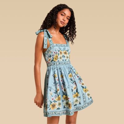 Shein Travachic Women's Floral Print Summer Dress