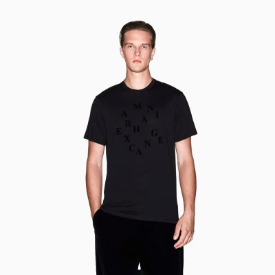 Armani exchange Regular T-shirt with lettering