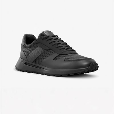 MICHAEL KORS Dax Mixed-Media Trainer