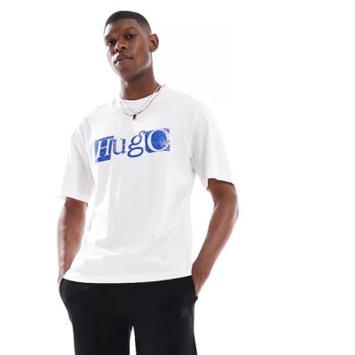HUGO Nugix - T-shirt with print