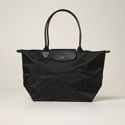 LONGCHAMP SHOULDER BAG L LE PLIAGE BLACK