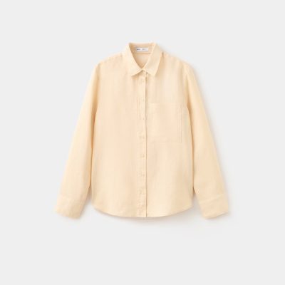 Mango POCKETED LINEN SHIRT