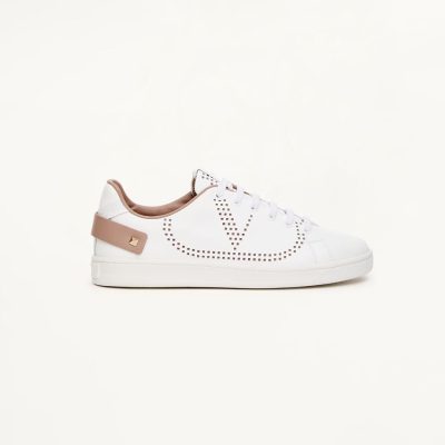 Valentino Garavani Backnet Rockstud Low Top Sneakers