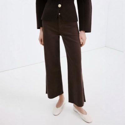 Mango Catherin culotte high-rise jeans