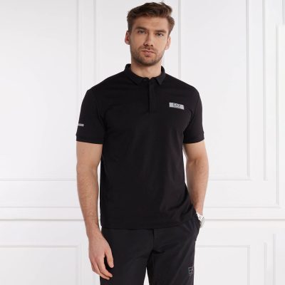 Emporio Armani Logo Patch Polo Shirt
