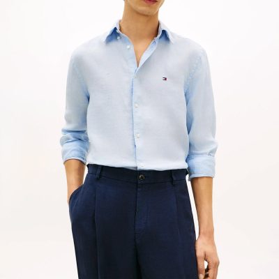 Tommy Hilfiger PIGMENT DYED LINEN SHIRT