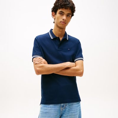 Tommy Hilfiger Flag Tipped Polo Shirt