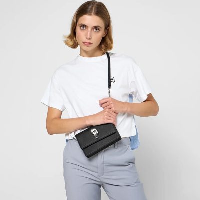 Karl lagerfeld icon shoulder bag