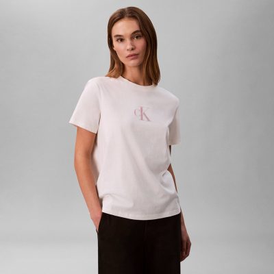 Calvin Klein Embroidered Monogram Logo Tee T-shirt