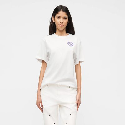 HUGO  vintage heart logo t-shirt