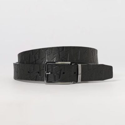 ARMANI EXCHANGE reversible synthetic leather belt