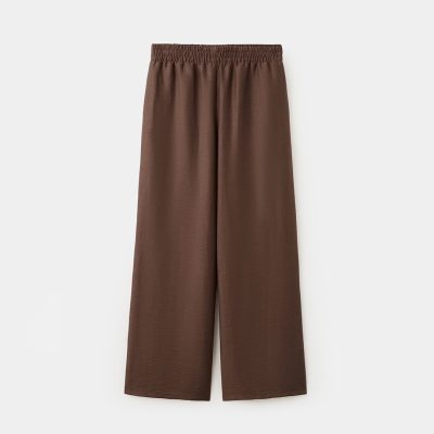 Mango Linen palazzo pants