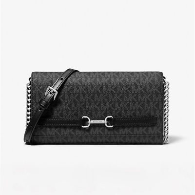 MICHAEL KORS Carson Large Signature Logo Convertible Crossbody Bag