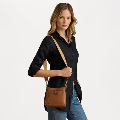 Ralph Lauren PEBBLED LEATHER SMALL CAMERYN CROSSBODY