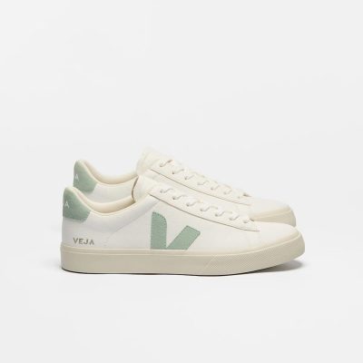 VEJA CAMPO LEATHER WHITE MATCHA Sneakers