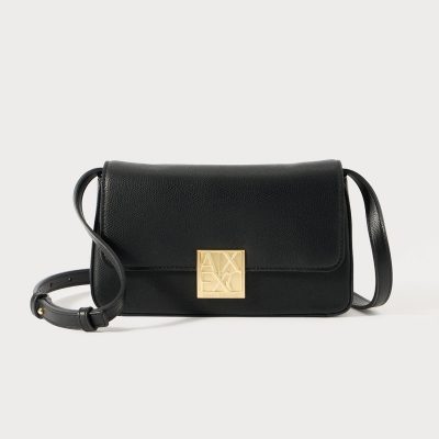 Armani Exchange Clutch mini bag in coated fabric