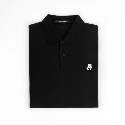 Karl Lagerfeld  Men Solid Chest Logo Polo