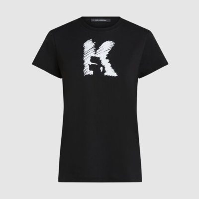 Karl Lagerfeld K TEXTURE PRINT T-SHIRT