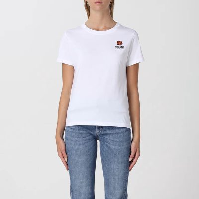 Kenzo 'Boke Flower' embroidered T-shirt in cotton