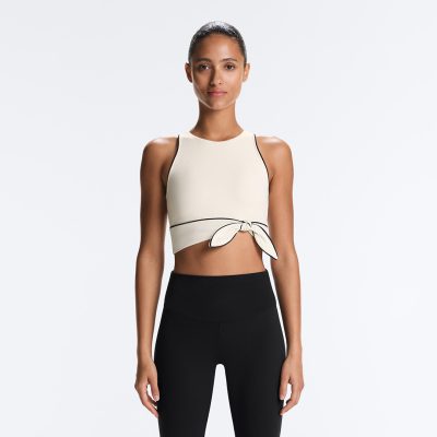 Oysho Comfortlux sleeveless tank top with tie