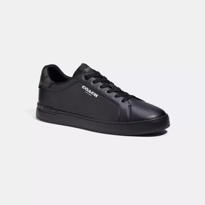 Coach Signature Canvas Clip Low Top Sneaker