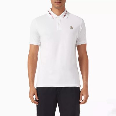 MONCLER Branded Collar Polo Shirt