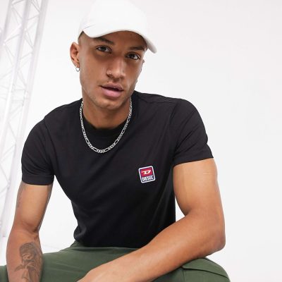 Diesel T-Diego-Div D badge logo t-shirt