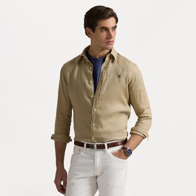Ralph Lauren CUSTOM FIT LINEN SHIRT