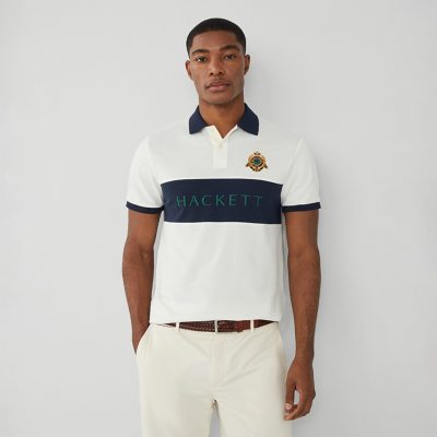 Hackett London Men's Heritage Panel Polo Shirt