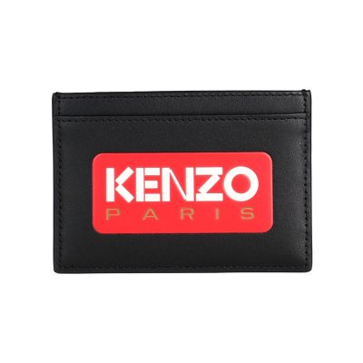 Kenzo logo-print Leather Cardholder