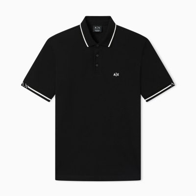 Armani exchange Classic and Refined Cotton Piqué Polo