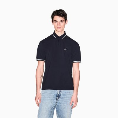 Armani exchange Classic and Refined Cotton Piqué Polo