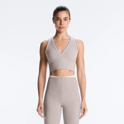Oysho Compressive contrast tank top